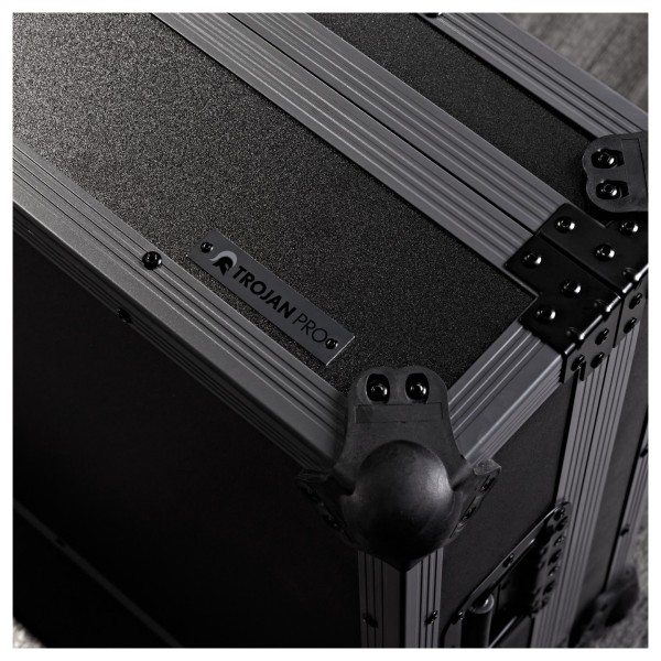 Trojan Pro Stealth Collapsible DJ Table Heavy-Duty Wheeled Flight Case