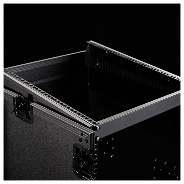Trojan Pro Stealth 16U Heavy-Duty Wheeled Mixer Rack Flight Case
