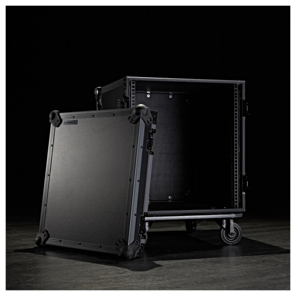 Trojan Pro Stealth 12U Heavy-Duty Wheeled Rack Flight Case