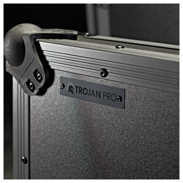 Trojan Pro Stealth 16U Heavy-Duty Wheeled Rack Flight Case