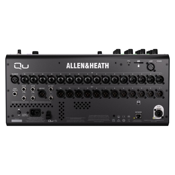 Allen & Heath QU-5, Rear
