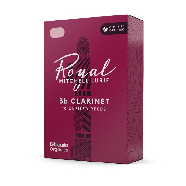 D'Addario Mitchell Lurie Bb Clarinet Reeds, 2 (10 Pack) 2
