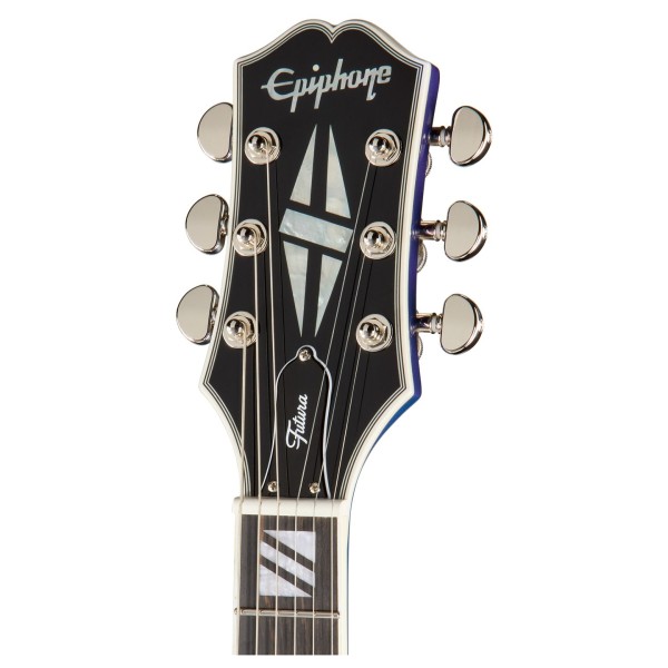 Epiphone RD Custom Futura, Twilight Shift - headstock