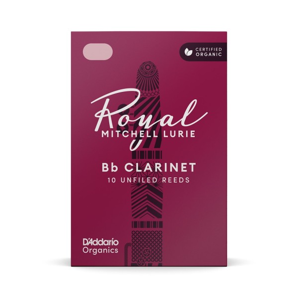 D'Addario Mitchell Lurie Bb Clarinet Reeds, 3.5 (10 Pack) 1