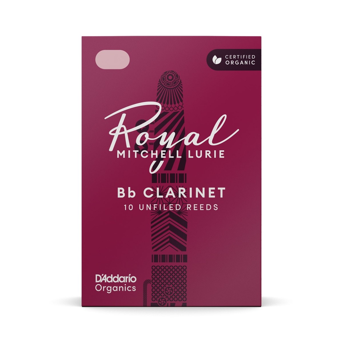 DAddario Royal Mitchell Lurie Organic Bb Clarinet Reeds 5 (10 Pack)