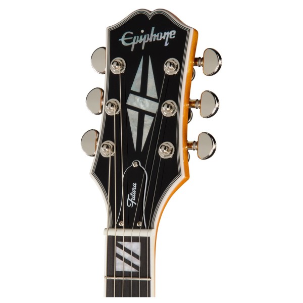 Epiphone ES-355 Futura, Firestorm Shift - headstock