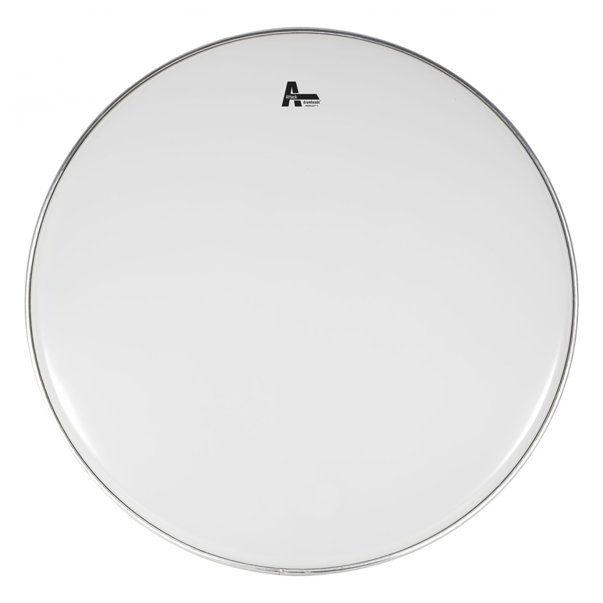 Click to view product details and reviews for Attack 24 Proflex1 1ply White Coated Bass Drum Head.