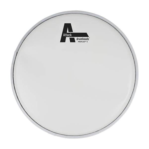 Attack 6" ProFlex2 2 Ply Heavy White Coated Drum Head