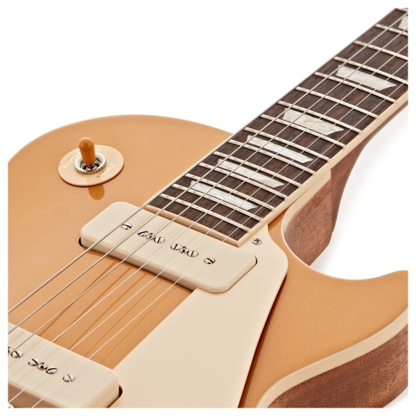 Gibson Les Paul Standard 50s P90, Gold Top #232850234 - upper frets