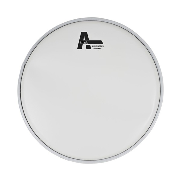 Attack 8" ProFlex2 2 Ply Heavy White Coated Drum Head