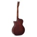 Sigma GMC-15E Grand OM Cutaway Electro Aged, Distressed Satin Natural back