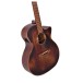 Sigma GMC-15E Grand OM Cutaway Electro Aged, Distressed Satin Natural body