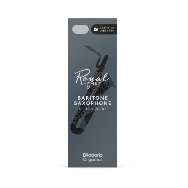 D'Addario Hemke Baritone Saxophone Reeds, 4 (5 Pack) 1