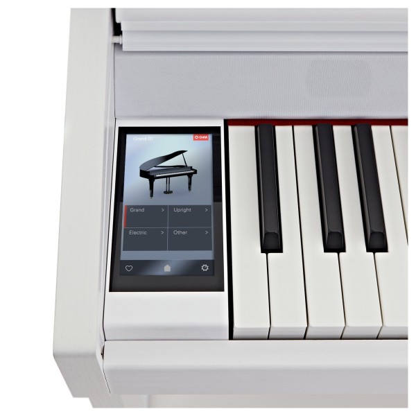 G4M Sonori Low Top Digital Piano, Satin White