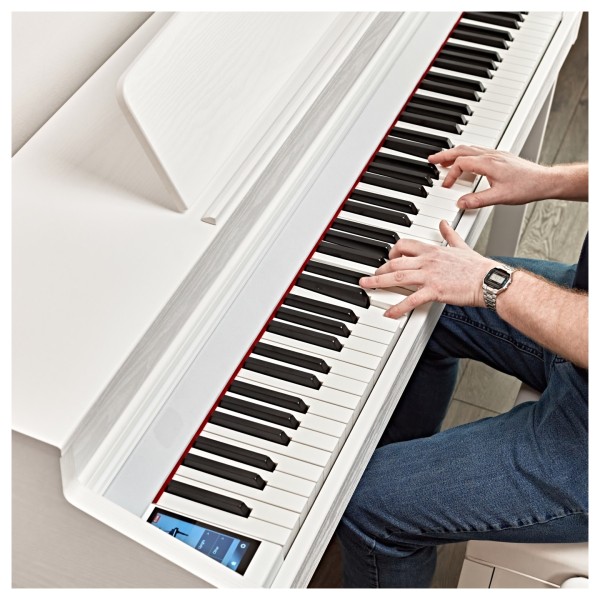G4M Sonori Low Top Digital Piano, Satin White