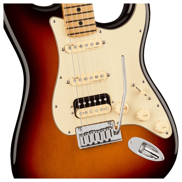 Fender American Ultra Stratocaster HSS MN, Ultraburst - close
