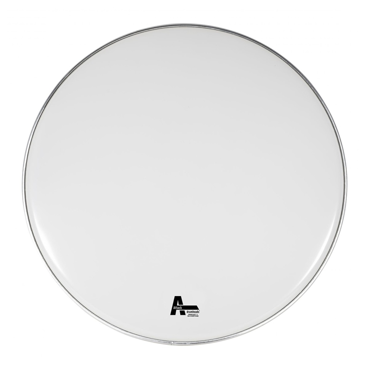 Click to view product details and reviews for Attack 18 Proflex1 1ply No Overtone White Coated Bass Drum Head.
