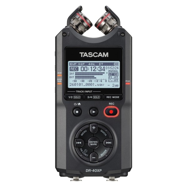 Tascam DR-40XP Four Track Field Recorder - Main