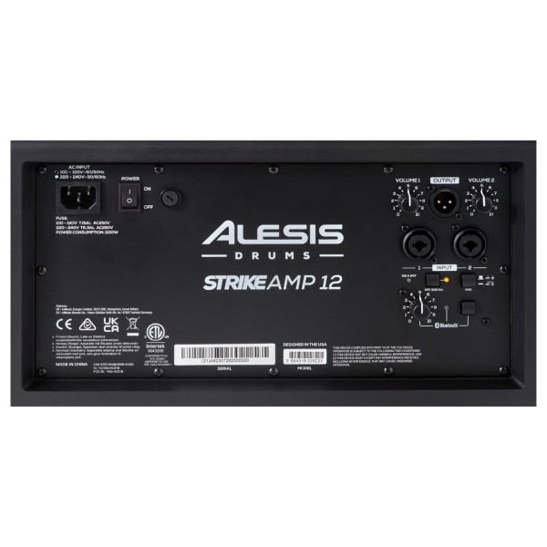 Alesis Strike Amp 12 MK2 2500-Watt Drum Amplifier - Back Close Up