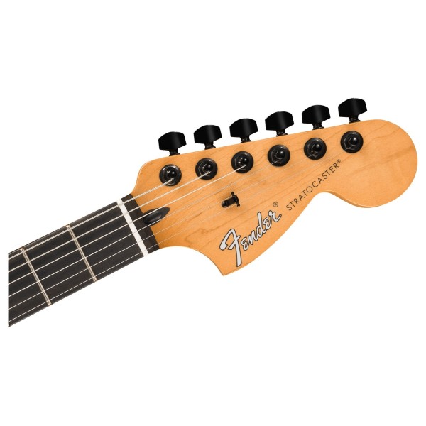 Fender Limited Edition Player Advanced Stratocaster HSS HT, Ebony Fingerboard, Black - headstock