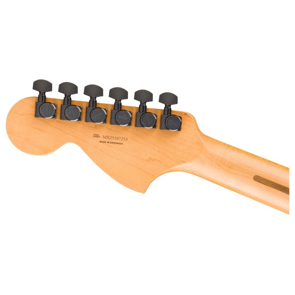 Fender Limited Edition Player Advanced Stratocaster HSS HT, Ebony Fingerboard, Black - back of headstock