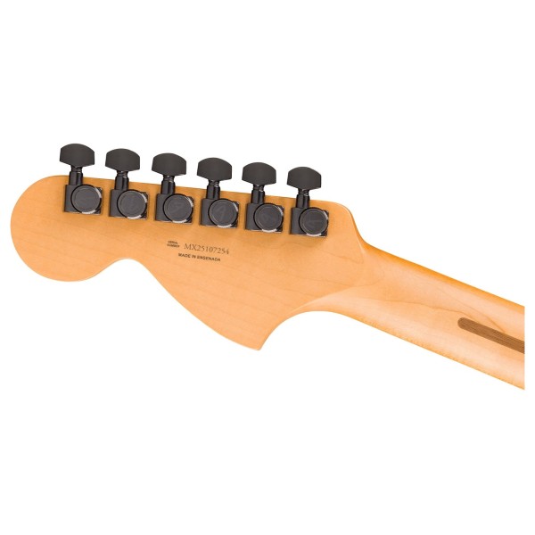 Fender Limited Edition Player Advanced Stratocaster HSS HT, Ebony Fingerboard, Surf Pearl - back of headstock