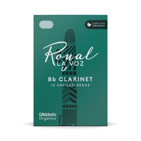 D'Addario La Voz Bb Clarinet Reeds, Hard (10 Pack) 1