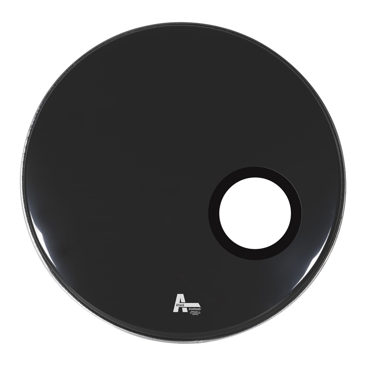 Click to view product details and reviews for Attack 20 Proflex1 1ply No Overtone Black Ported Resonant Bass Drum Head.