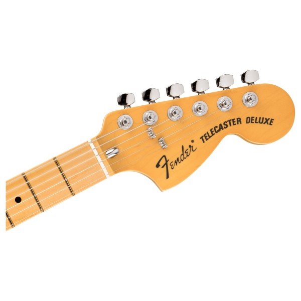 Fender American Vintage II 1975 Telecaster Deluxe MN, Vintage Blonde - headstock