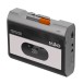Gadhouse Miko Tape Cassette Player, Smoke - Angled