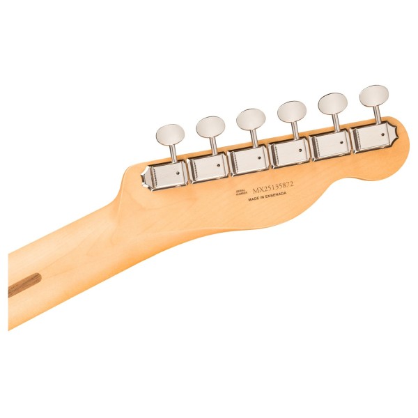 Fender Player II Telecaster Left-Hand RW, Cactus Gray - back of headstock