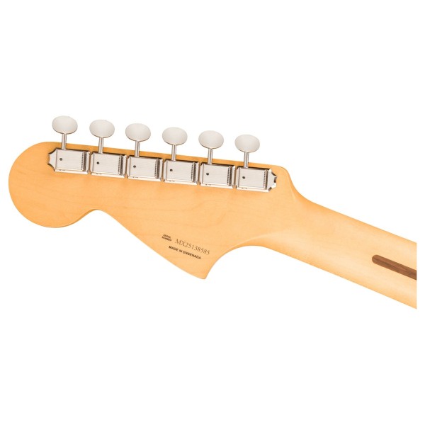 Fender Player II Mustang RW, Cactus Gray - back of headstock