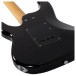 Schecter MV-6, Gloss Black - Body Back