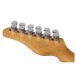 Schecter MV-6, Gloss Black - Headstock Back