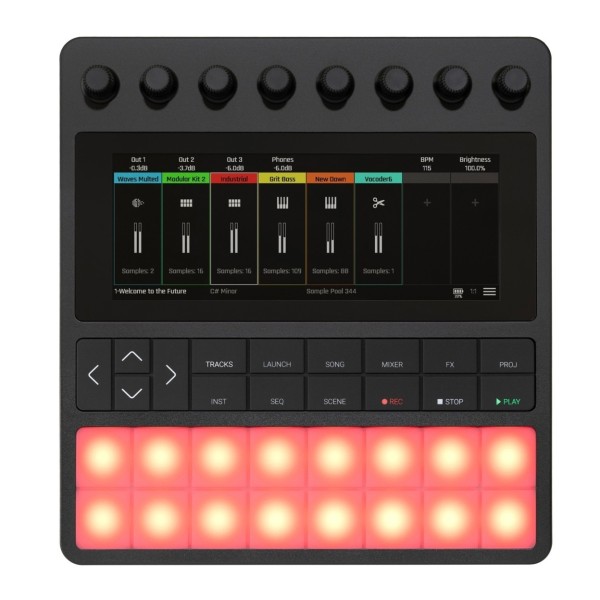 1010Music Bento Portable Sampling Studio - Top