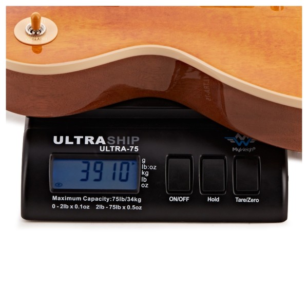 Gibson Les Paul Standard 50s Figured Top, Honey Amber #234250089 - weight shot