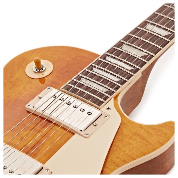 Gibson Les Paul Standard 50s Figured Top, Honey Amber #234250089 - upper frets