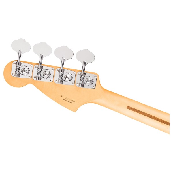 Fender Player II Mustang Bass PJ RW, Rallye Orange - back of headstock