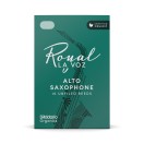 D'Addario Royal La Voz Organic Alto Saxophone Reeds, Medium-Hard (10 Pack)