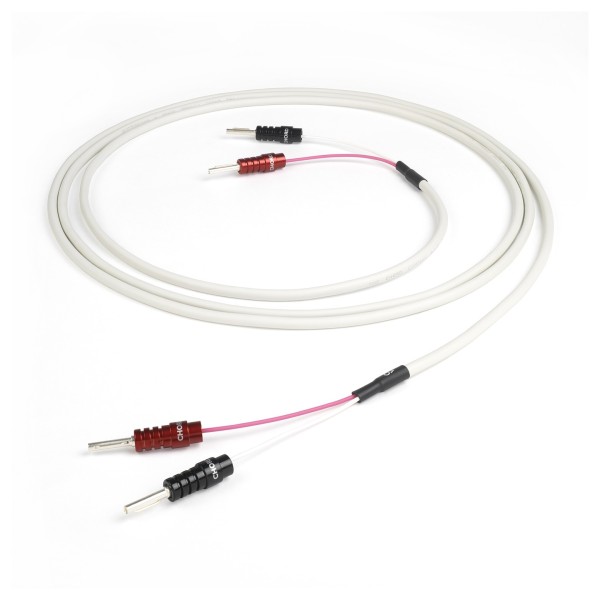 Chord RumourX 2 Metre Speaker Cable with Banana Plug (Pair) curl
