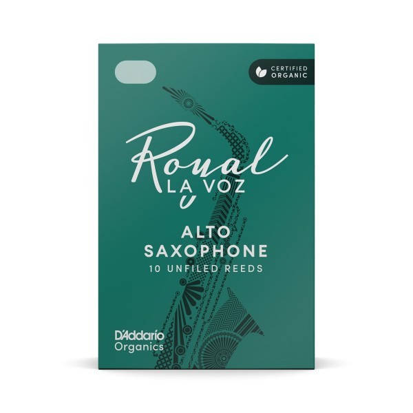 D'Addario La Voz Alto Saxophone Reeds, Soft (10 Pack) 1