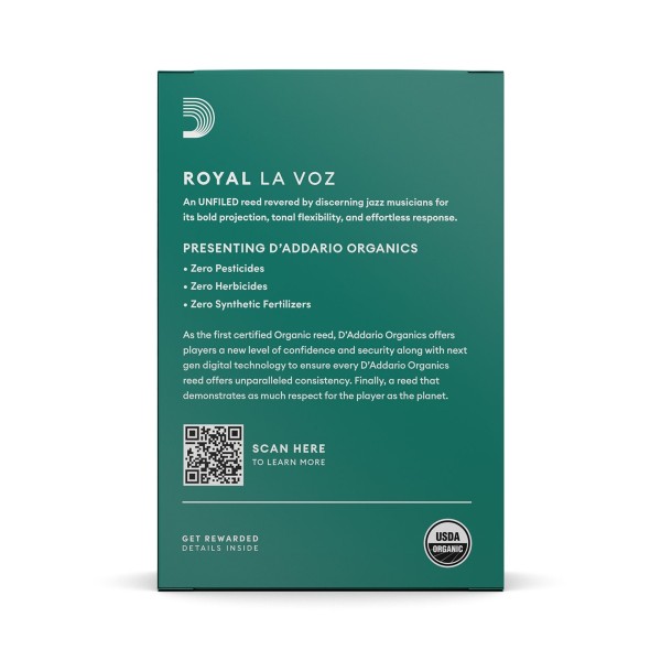 D'Addario La Voz Soprano Saxophone Reeds, Hard (10 Pack) 3