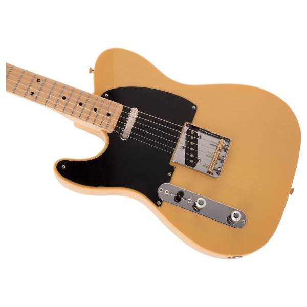 Fender Made in Japan Traditional 50s Telecaster, Left-Handed, Maple Fingerboard, Butterscotch Blonde - body