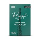 D'Addario Royal La Voz Organic Soprano Saxophone Reeds, Medium-Soft (10 Pack)