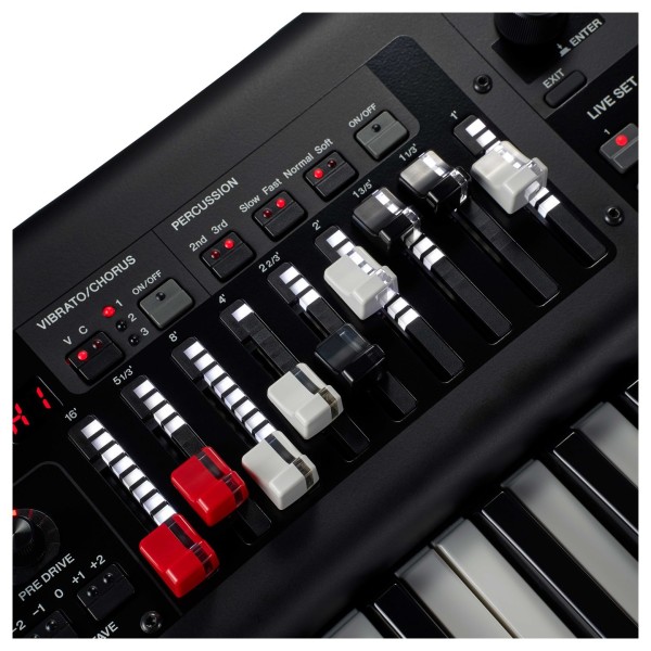 Yamaha YC61 Digital Drawbar Organ - Drawbars