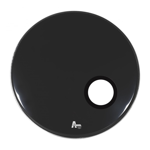 Attack 26" ProFlex1 1Ply No Overtone Black Ported Resonant Bass Drum Head