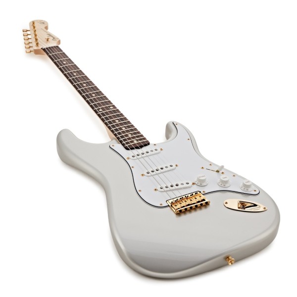 Fender Custom Shop Robert Cray Signature Stratocaster, Inca Silver #CZ585515 - angled shot