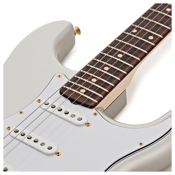 Fender Custom Shop Robert Cray Signature Stratocaster, Inca Silver #CZ585515 - upper frets