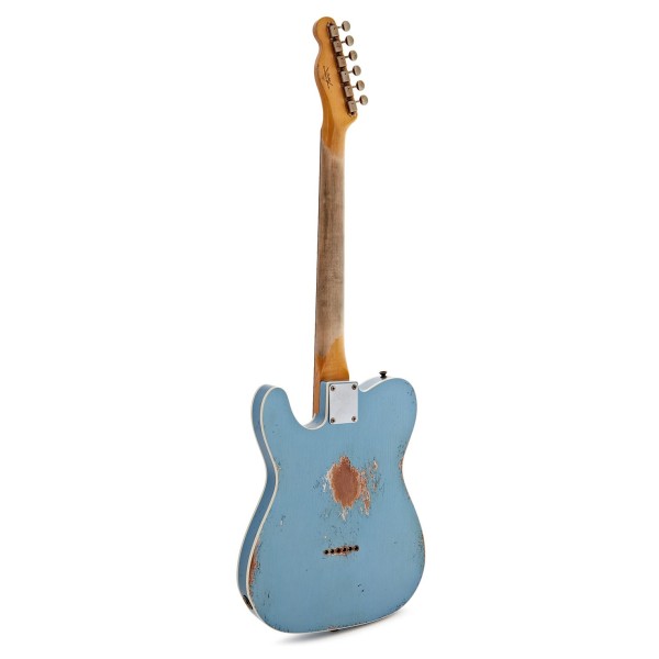 Fender Custom Shop 1960 Telecaster Custom Heavy Relic, Lake Placid Blue - back 