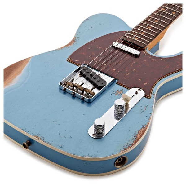 Fender Custom Shop 1960 Telecaster Custom Heavy Relic, Lake Placid Blue - body 